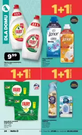 Netto gazetka Strona 24: Płyn do mycia naczyń Fairy €9,99, Płyn do płukania Lenor €19,99