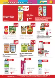 Catálogo El Corte Inglés Página 24: Granja san francisco miel de flores €5,44, Pascual leche movit €1,39