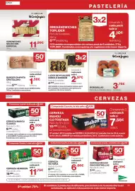 Catálogo El Corte Inglés Página 25: Lazos de hojaldre cebra o bombón €2,97, El obrador sándwiches selección especial €11,99