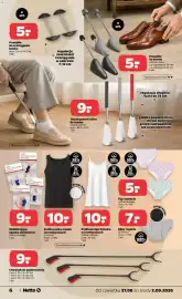 Netto gazetka tydzień 35 Strona 6: Prawidła do butów €5,00, Podkoszulka męska na ramiączkach €10,00