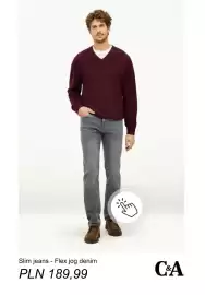C&A gazetka tydzień 35 Strona 10: Jeansy slim Flex jog denim C & A €189,99