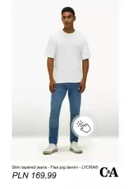 C&A gazetka tydzień 35 Strona 6: Jeansy Slim tapered Flex jog denim LYCRA C & A €169,99