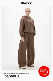 Cropp gazetka tydzień 35 Strona 11: Brązowe spodnie heavyweight barrel Cropp €139,99