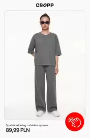 Cropp gazetka tydzień 35 Strona 3: Spodnie wide leg z efektem sprania Cropp €89,99