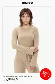 Cropp gazetka tydzień 35 Strona 4: Dzianinowa bluzka z subtelną strukturą Cropp €59,99