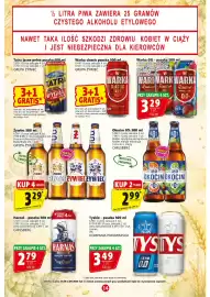 Prim Market gazetka tydzień 35 Strona 14: Tatra Jasne Pełne €2,92, Warka Radler Owoce Leśne €3,29