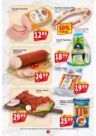 Prim Market gazetka tydzień 35 Strona 2: Mortadela Ostrołęcka PEKPOL €12,99, Kiełbasa żywiecka podsuszana PEKPOL €24,99