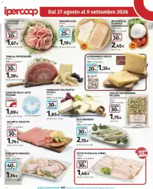 Volantino Ipercoop Pagina 12: Porchetta arrosto €1,14, Coscioetto solo così €1,67