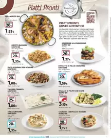 Volantino Ipercoop Pagina 13: Cotoletta di pollo con patate gusto qui €1,59, Torta Contadina Gusto Qui €1,35