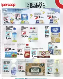 Volantino Ipercoop Pagina 24: Linea Baby Naturaverde Disney €3,49, Frutta frullata bio Hipp €0,98
