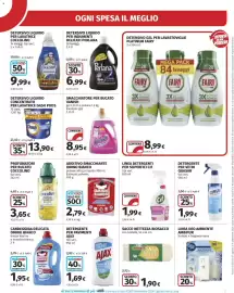 Volantino Ipercoop Pagina 27: Additivo smacchiante Omino Bianco €2,79, Detergente per pavimenti Ajax €1,69