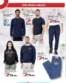 Volantino Ipercoop Pagina 31: Maglia donna in felpa €14,90, T-shirt uomo o donna €3,50