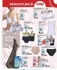 Volantino Ipercoop Pagina 40: Slip donna fianco alto Coop €4,70, Reggiseno donna Coop €7,90