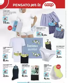 Volantino Ipercoop Pagina 41: Minicalze donna o uomo coop €4,70, Calze uomo sanitarie Coop €6,30