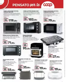Volantino Ipercoop Pagina 45: Forno elettrico Coop €103,20, Forno a microonde con grill Coop €79,20