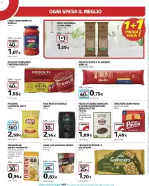 Volantino Ipercoop Pagina 7: Linea cup noodles Knorr €0,82, Riso nero integrale Gallo €2,14