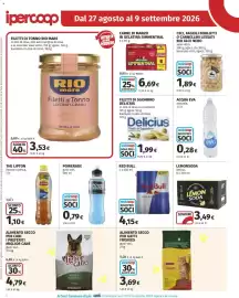 Volantino Ipercoop Pagina 8: Red Bull €4,15, Filetti di Sgombro Delicius €1,99