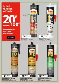 Leroy Merlin gazetka Strona 26: Klej i uszczelniacz ONE FOR ALL PATTEX €36,99, Klej montażowy FIX DECOR €38,29