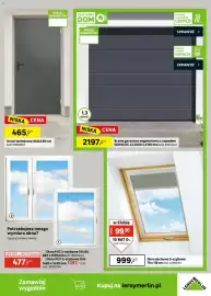 Leroy Merlin gazetka Strona 41: Okno PVC 2-szybowe O14 RU €477,00, Brama garażowa segmentowa z napędem ISOMATIC 42 €2.197,00