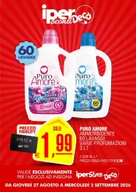 Volantino Deco Iperstore settimana 35 Pagina 8: Puro Amore Ammorbidente €1,99