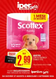 Volantino Deco Iperstore settimana 35 Pagina 9: Scottex carta igienica family €2,99