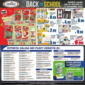 Volantino Casa & Co Pagina 16: PRITT Compact Flex Roller €2,79, BIC penna 4 colori €3,99