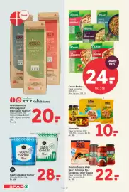 SPAR tilbudsavis uge 35 Side 11: Grøn Balance Økologisk Yoghurt €20,00, Banderos €10,00