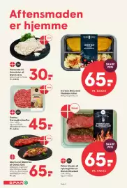 SPAR tilbudsavis uge 35 Side 2: Cordon Bleu med Flødekartofler €65,00, Peber Steaks af Tykstegsfilet af Dansk Oksekød €65,00
