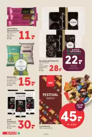 SPAR tilbudsavis uge 35 Side 22: Toms Festival €45,00, Gårdschips €15,00