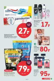 SPAR tilbudsavis uge 35 Side 25: Aquafresh Freshmint eller Parodontax Complete Protection White €27,00