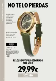 Catálogo Oriflame Página 26: Seiko reloj beautiful beginnings €45,00