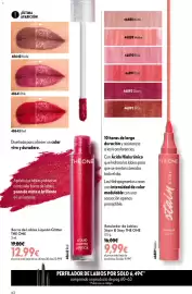 Catálogo Oriflame Página 62: The One barra de labios líquida glitter €12,99