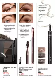 Catálogo Oriflame Página 68: The one kit para ojos y cejas €12,99, Brow Define Duo Pincel Doble para Cejas €4,79
