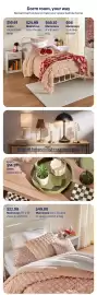 Walmart flyer Page 24: Mainstays twin, double or queen bed in a bag €49,98, Anko home decor €14,97