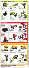 The Home Depot flyer Page 6: DeWalt 20V Max XR Brushless 1/4" Impact Driver €129,00