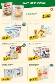 Sprouts Farmers Market weekly ad Page 23: Good Karma Flaxmilk €4,99, Petit Pot Organic French Dessert €9,00