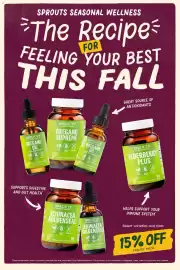 Sprouts Farmers Market weekly ad Page 36: Sprouts Farmers Market seasonal wellness