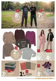 Folheto E.Leclerc Página 3: Tissia sport sapatinha adulto €8,97, Tissaia conjunto de 2 luvas de banho €1,47