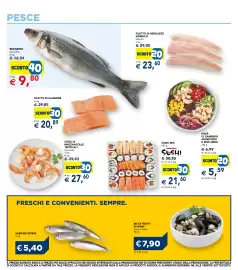 Volantino Esselunga Pagina 11: Sushi Mix Esselunga €21,60, Code di mazzancolle tropicali €27,60