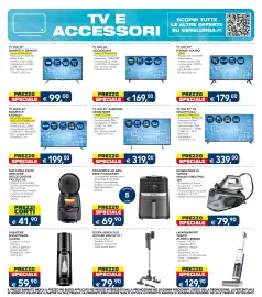 Volantino Esselunga Pagina 21: TV LED 50" Samsung €319,00, TV LED LG 32LQ63006LA €169,00