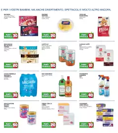 Volantino Esselunga Pagina 23: Acqua minerale naturale Vitasnella €30,00, Caffè Illy Arabica Selection Brasile €50,00