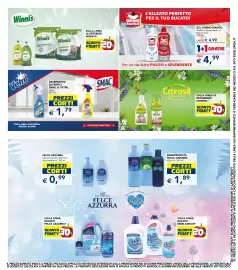 Volantino Esselunga Pagina 26: Bagnodoccia Felce Azzurra €1,89, Winni's detergente
