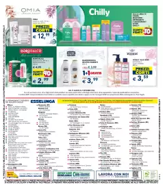 Volantino Esselunga Pagina 28: Bagnodoccia Neutro Roberts €3,99, Borotalco bagnodoccia o deodorante spray €2,99