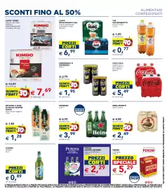 Volantino Esselunga Pagina 8: Lemon Soda o Oran Soda €1,95, Heineken €3,99