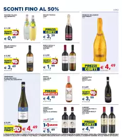 Volantino Esselunga Pagina 9: Valpolicella Ripasso Rocca Alata €3,99, Müller Thurgau Terresomme €3,49