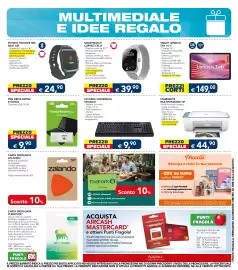Volantino Esselunga | Multimediale Pagina 5: Tastiera universale Vivanco €9,90, Smartwatch Curved Celly €39,90