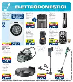 Volantino Esselunga | Multimediale Pagina 6: Friggitrice ad aria EZ551H Moulinex €69,90, Lavatrice Candy CS4 272DWB4 €199,00