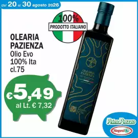 Volantino Primo Prezzo Pagina 2: Olearia Pazienza Olio Evo €5,49