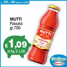 Volantino Primo Prezzo Pagina 4: Mutti Passata €1,09
