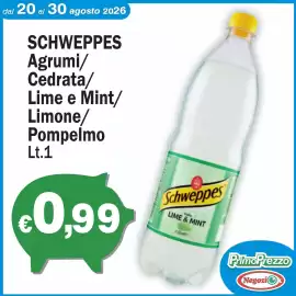 Volantino Primo Prezzo Pagina 5: Schweppes Lime & Mint €0,99